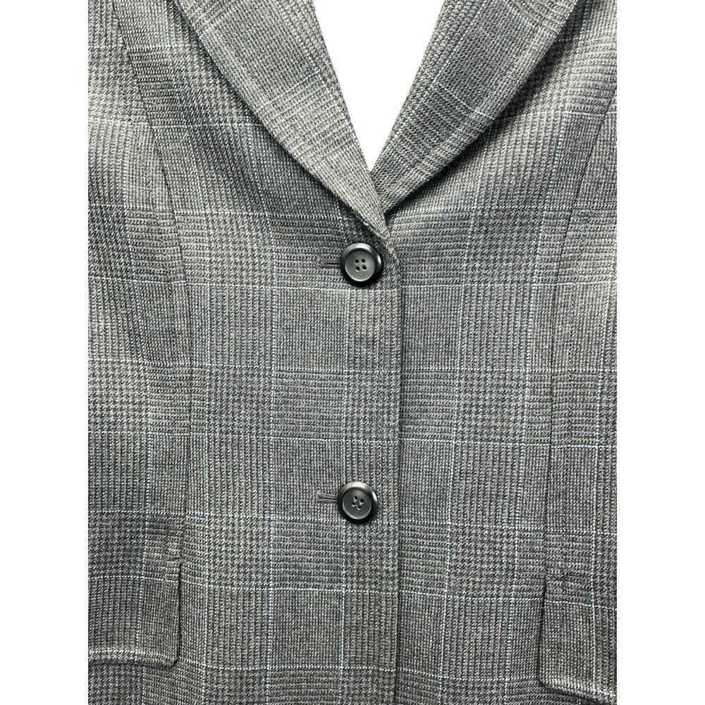 Pendleton 100% Virgin Wool Suit Pants Blazer USA Sz. Blazer 8 Pants-6 X31 Gray - Picture 14 of 16